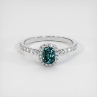 0.90 Ct. Sapphire Ring, Platinum 950 1