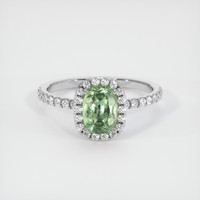 1.42 Ct. Sapphire Ring, Platinum 950 1