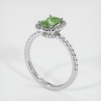 1.42 Ct. Sapphire Ring, Platinum 950 2