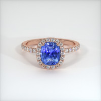 2.32 Ct. Sapphire Ring, 14K Rose Gold 1
