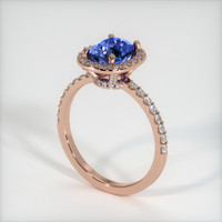 2.32 Ct. Sapphire Ring, 14K Rose Gold 2
