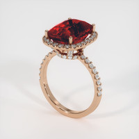 8.03 Ct. Gemstone Ring, 14K Rose Gold 2