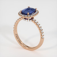 1.76 Ct. Gemstone Ring, 14K Rose Gold 2