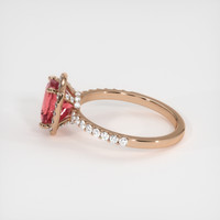 2.03 Ct. Sapphire Ring, 14K Rose Gold 4