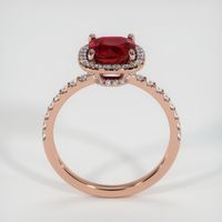1.55 Ct. Ruby Ring, 14K Rose Gold 3
