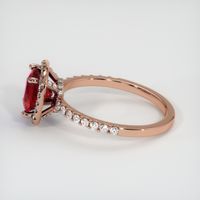 1.55 Ct. Ruby Ring, 14K Rose Gold 4