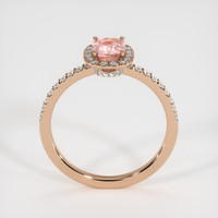 0.95 Ct. Sapphire Ring, 14K Rose Gold 3
