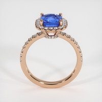 2.03 Ct. Sapphire Ring, 14K Rose Gold 3