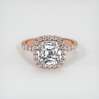 2.75 Ct. Sapphire Ring, 14K Rose Gold 1