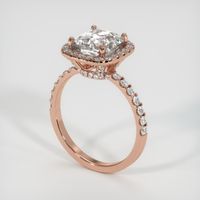 2.75 Ct. Sapphire Ring, 14K Rose Gold 2