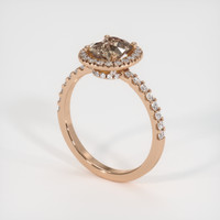 1.59 Ct. Sapphire Ring, 14K Rose Gold 2