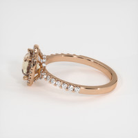 1.59 Ct. Sapphire Ring, 14K Rose Gold 4