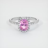 1.05 Ct. Sapphire Ring, 14K Rose Gold 1