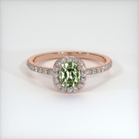 1.07 Ct. Sapphire Ring, 14K Rose Gold 1