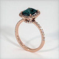 2.26 Ct. Sapphire Ring, 14K Rose Gold 2
