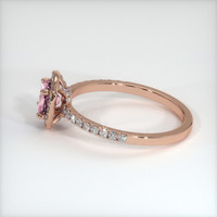 0.92 Ct. Sapphire Ring, 14K Rose Gold 4