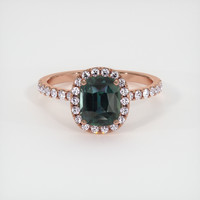 3.19 Ct. Sapphire Ring, 14K Rose Gold 1