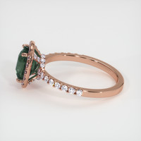 3.19 Ct. Sapphire Ring, 14K Rose Gold 4