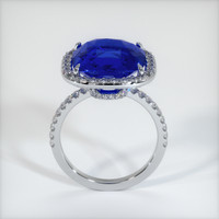 8.27 Ct. Blue Sapphire Ring, 10K White Gold 3