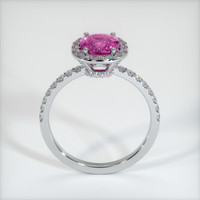 1.69 Ct. Pink Sapphire Ring, 10K White Gold 3