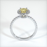 1.27 Ct. Yellow Sapphire Ring, 10K White Gold 3