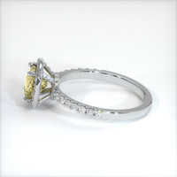 1.27 Ct. Yellow Sapphire Ring, 10K White Gold 4
