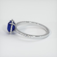 1.32 Ct. Sapphire Ring, 14K White Gold 4