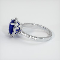 1.79 Ct. Sapphire Ring, 14K White Gold 4