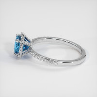 1.85 Ct. Gemstone Ring, 14K White Gold 4