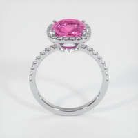 3.00 Ct. Sapphire Ring, 14K White Gold 3