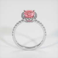 1.96 Ct. Padparadscha Sapphire Ring, 14K White Gold 3
