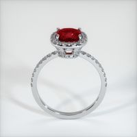 1.31 Ct. Ruby Ring, 14K White Gold 3