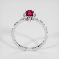 1.11 Ct. Ruby Ring, 14K White Gold 3