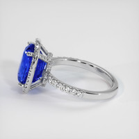 5.31 Ct. Sapphire Ring, 14K White Gold 4