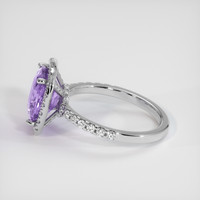 4.13 Ct. Sapphire Ring, 14K White Gold 4