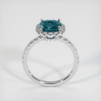 2.32 Ct. Sapphire Ring, 14K White Gold 3