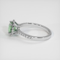 1.24 Ct. Sapphire Ring, 14K White Gold 4