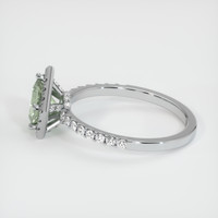 0.81 Ct. Sapphire Ring, 14K White Gold 4