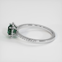 1.01 Ct. Sapphire Ring, 14K White Gold 4