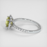 1.79 Ct. Sapphire Ring, 14K White Gold 4