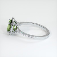 1.66 Ct. Sapphire Ring, 14K White Gold 4