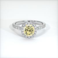 1.27 Ct. Sapphire Ring, 14K White Gold 1
