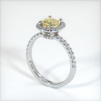 1.27 Ct. Sapphire Ring, 14K White Gold 2