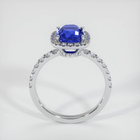 2.04 Ct. Sapphire Ring, 18K White Gold 3