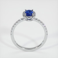 0.63 Ct. Sapphire Ring, 18K White Gold 3