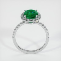 2.52 Ct. Emerald Ring, 18K White Gold 3