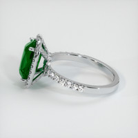 1.84 Ct. Emerald Ring, 18K White Gold 4