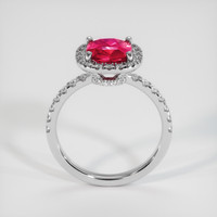 2.01 Ct. Ruby Ring, 18K White Gold 3