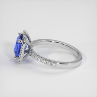 1.40 Ct. Sapphire Ring, 18K White Gold 4