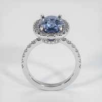 3.53 Ct. Sapphire Ring, 18K White Gold 3
